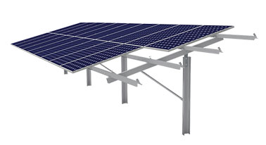 Zealoussolar Product Image - Ground Mounting Structures for two Panels - 16G